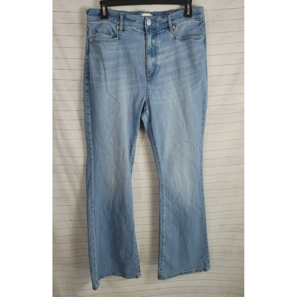 LOFT HIGH RISE FLARE JEANS, SZ 30